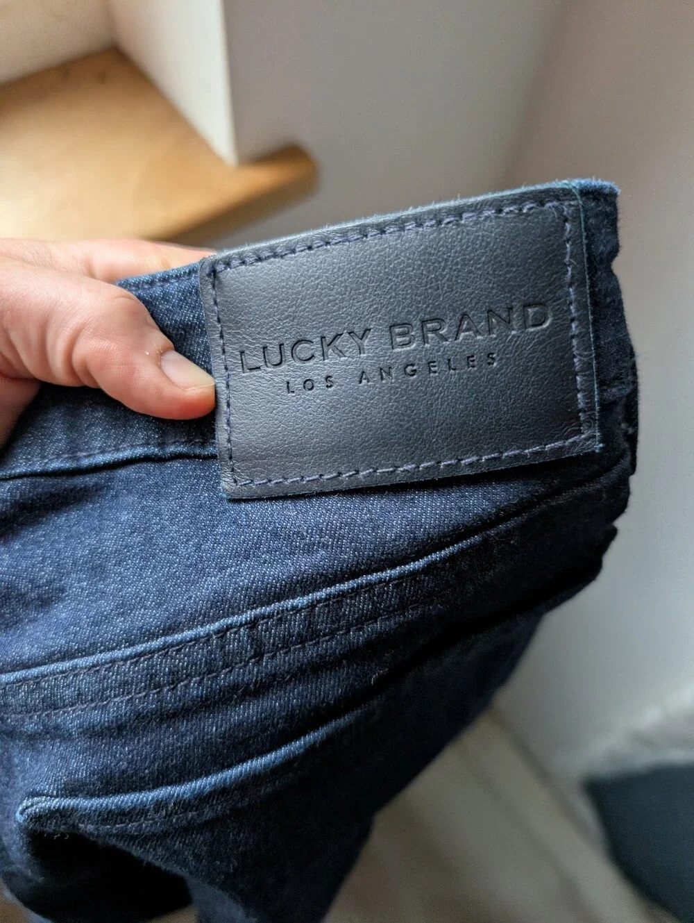 Nwot Lucky Brand Size 10 Dark Dye Straight Leg Pants
